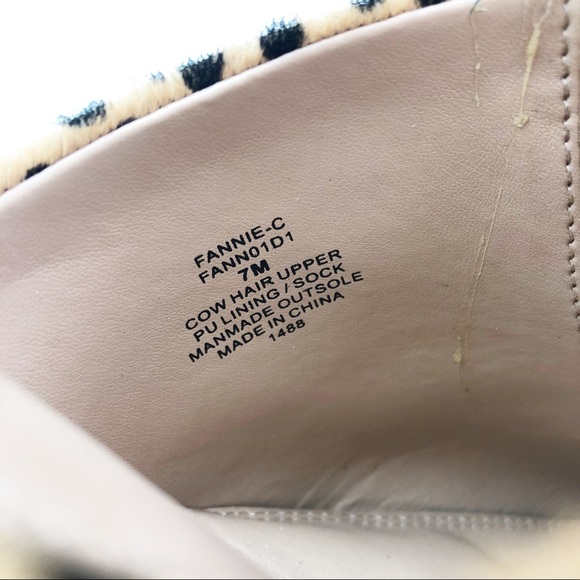 New Steven New York Fannie Cheetah Calf Hair Mule - Picture 8 of 12